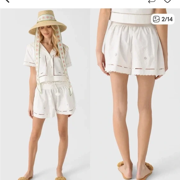 Hunter bell fern shorts size 4 - Picture 2 of 6